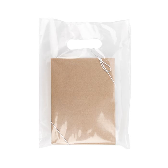 Handle Bag Clear 2.25 Mil, 20% Recycled Content 22,9x30,5cm