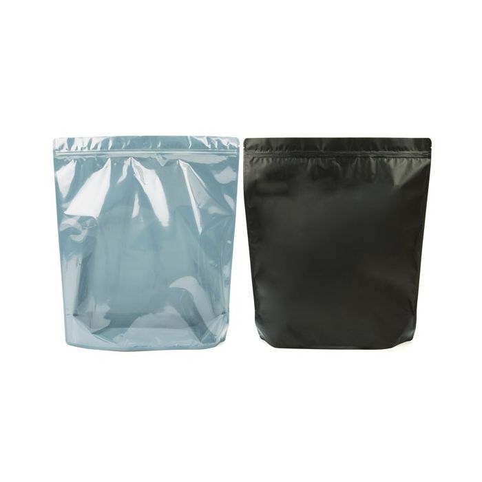 Stand Up Pouches Transparent/Matt Black 30.5x12.7x37.5cm