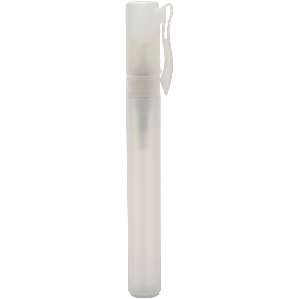 Spray Bottle, ca. 10 ml, matt transparent, 4 pc