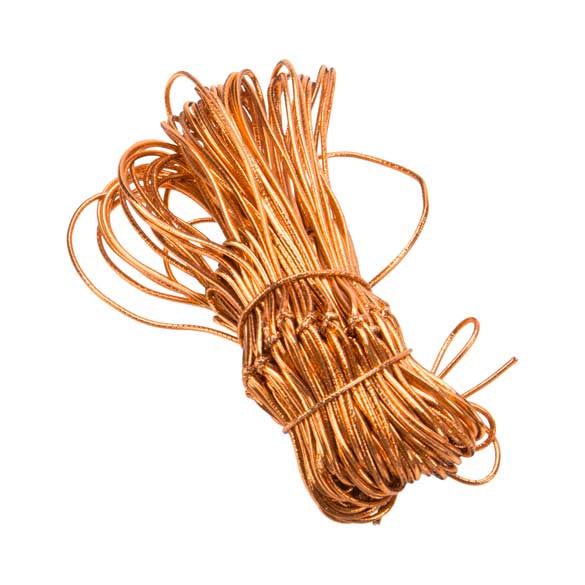 Dekogummi Metallisch Kupfer - 25.5cm (50 Stück) [10MC]