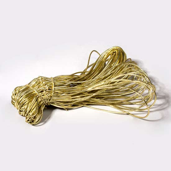 Dekogummi Metallisch Gold - 35.5cm (50 Stück) [14MG]