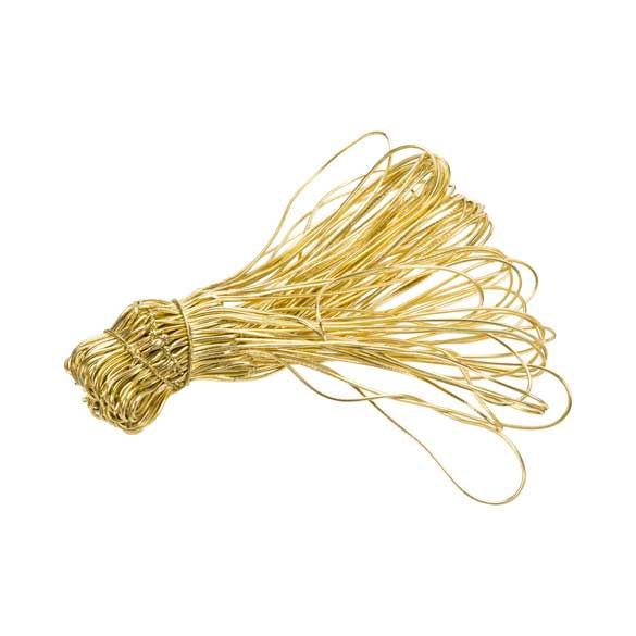 Dekogummi Metallisch Gold - 40.5cm (50 Stück) [16MG]