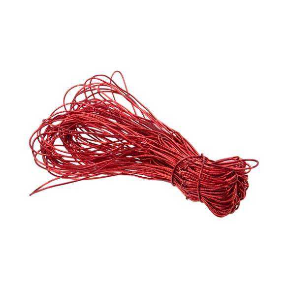 Dekogummi Metallisch Rot - 40.5cm (50 Stück) [16MR]