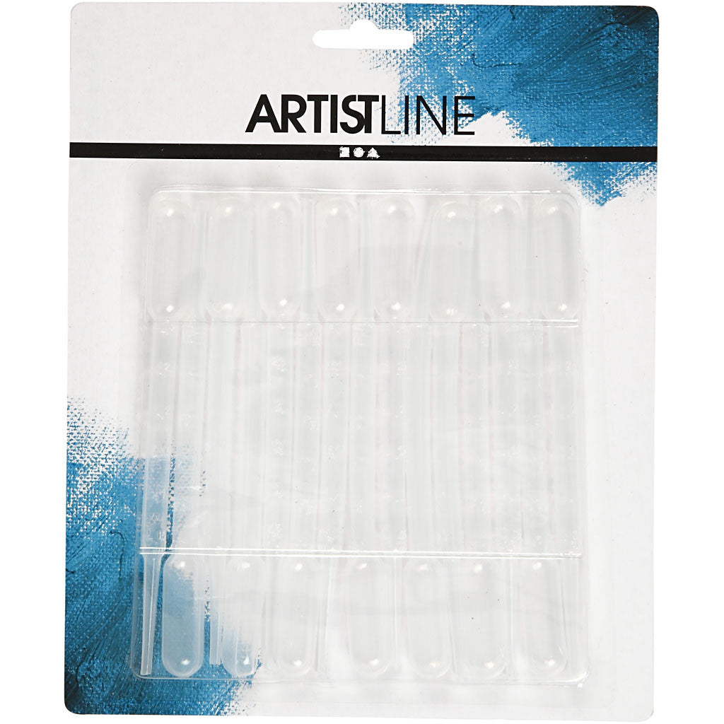 Pipette, L 15 cm, 3 ml, Transparent, 15 Stk/ 1 Pck [HOB-10309]