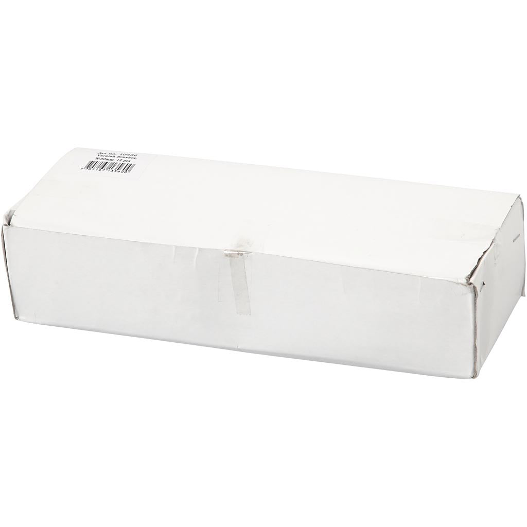 Lackierpinsel, L 18,5 cm, B 50 mm, Flach, 12 Stk/ 1 Pck [HOB-10436]
