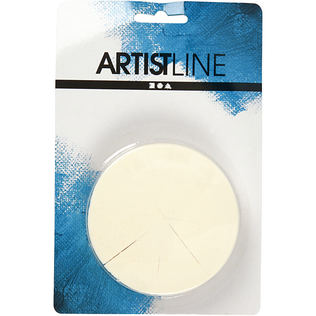 Malschwämmchen, L 40 mm, B 25 mm, Weiß, 8Stk/ 1 Pck [HOB-104680]