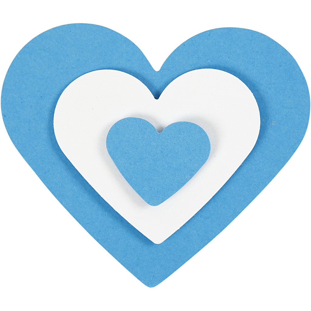 Stanzer-Set, Herz, Größe 25+49+75 mm, 3 Stk/ 1 Pck [HOB-112930]