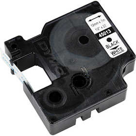 Dymo Schriftband, B 12 mm, Weiß, 7 m/ 1 Rolle [HOB-11525]