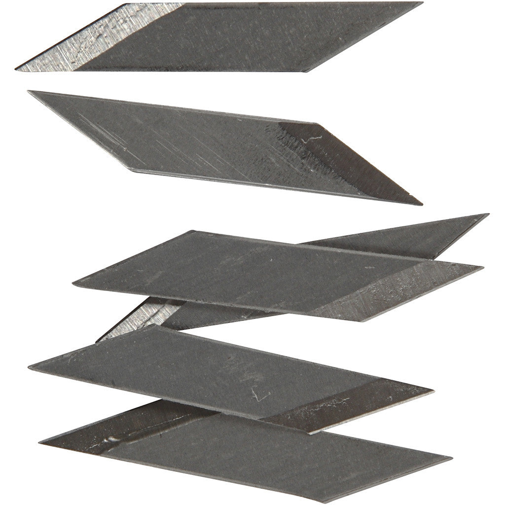 Ersatzklingen für Bastelmesser , B 3 mm, 50 Stk/ 1 Pck [HOB-11604]