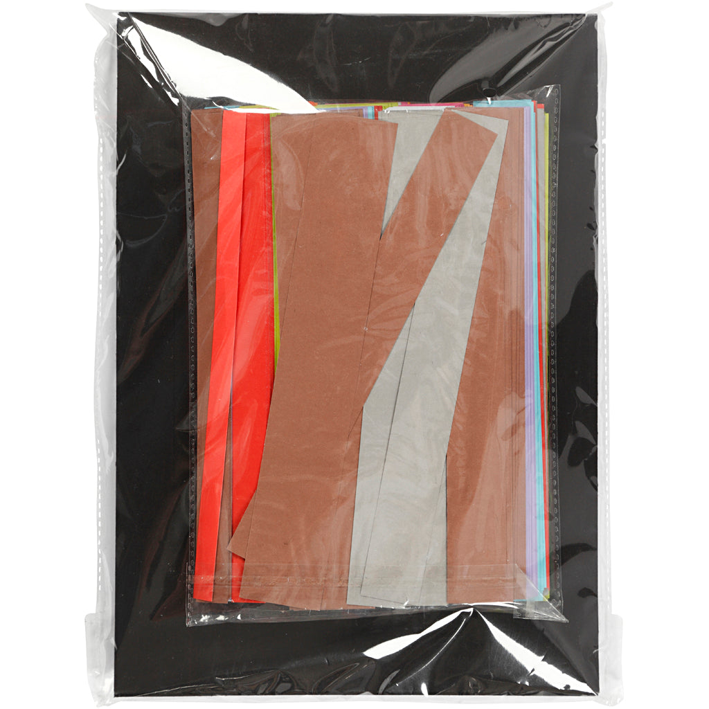 Quilling-Set / Web-Set, L 21 cm, B 10+15+25+35 mm, 1 Pck [HOB-11720]