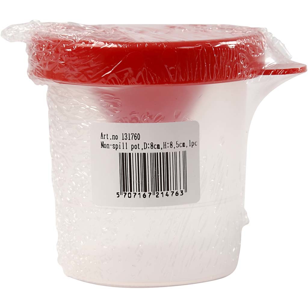 Auslaufsicherer Pinselbecher, H 8,5 cm, D 8 cm, 250 ml, 1 Stk [HOB-131760]