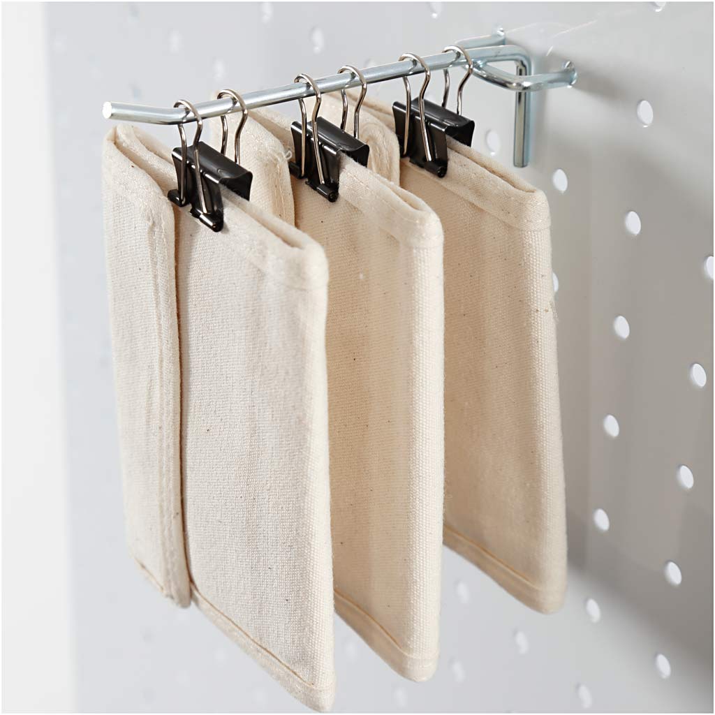 Foldback Klammer, B 19 mm, Schwarz, 40 Stk/ 1 Pck [HOB-14208]