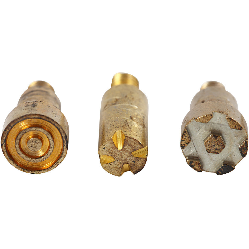 Brennmalstift, Größe 19x3 cm, EU, Schwarz, Rot, 1 Stk [HOB-15131]