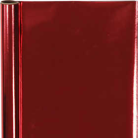 Geschenkpapier, B 50 cm, 65 g, Rot, 4 m/ 1 Rolle [HOB-199880]