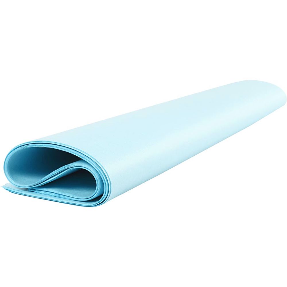 Seidenpapier Hellblau 50x70cm | 14g (25 Bl.) [HOB20814]