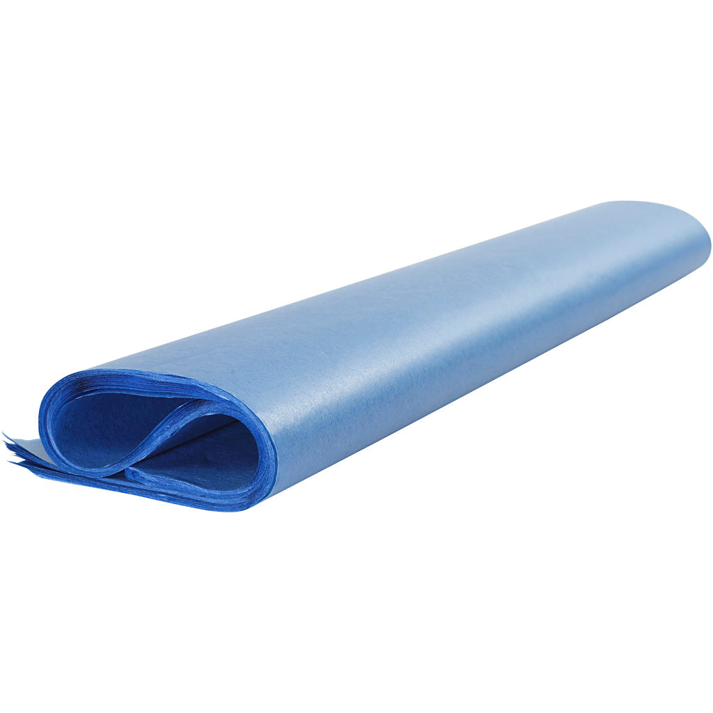 Seidenpapier Blau 50x70cm | 14g (25 Bl.) [HOB20866]