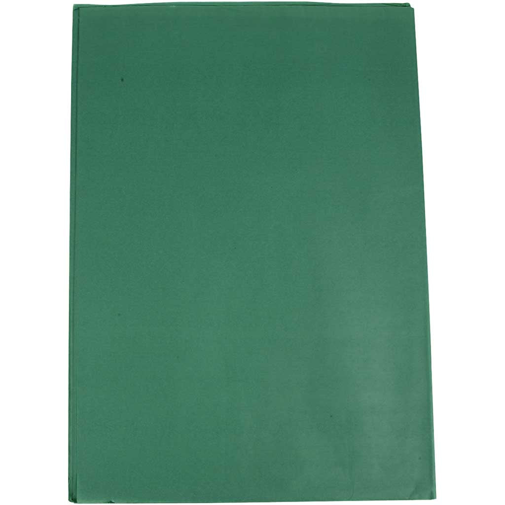 Seidenpapier, Blatt 50x70 cm, 17 g, Grün, 25 Bl./ 1 Pck [HOB-20867]