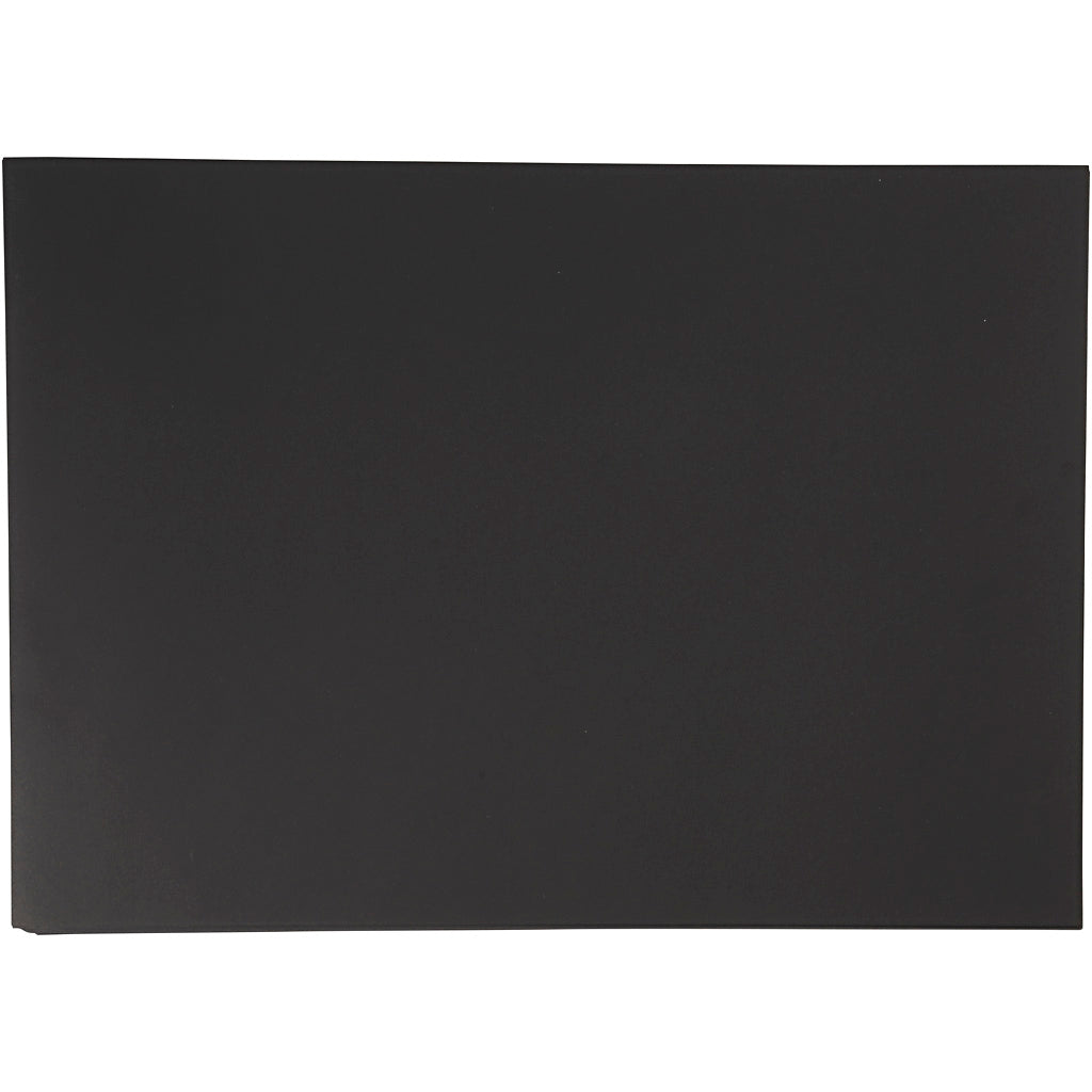 Karton, einfärbig, A3, Blatt 297x420 mm, 200 g, Schwarz, 100 Bl./ 1 Pck [HOB-21654]
