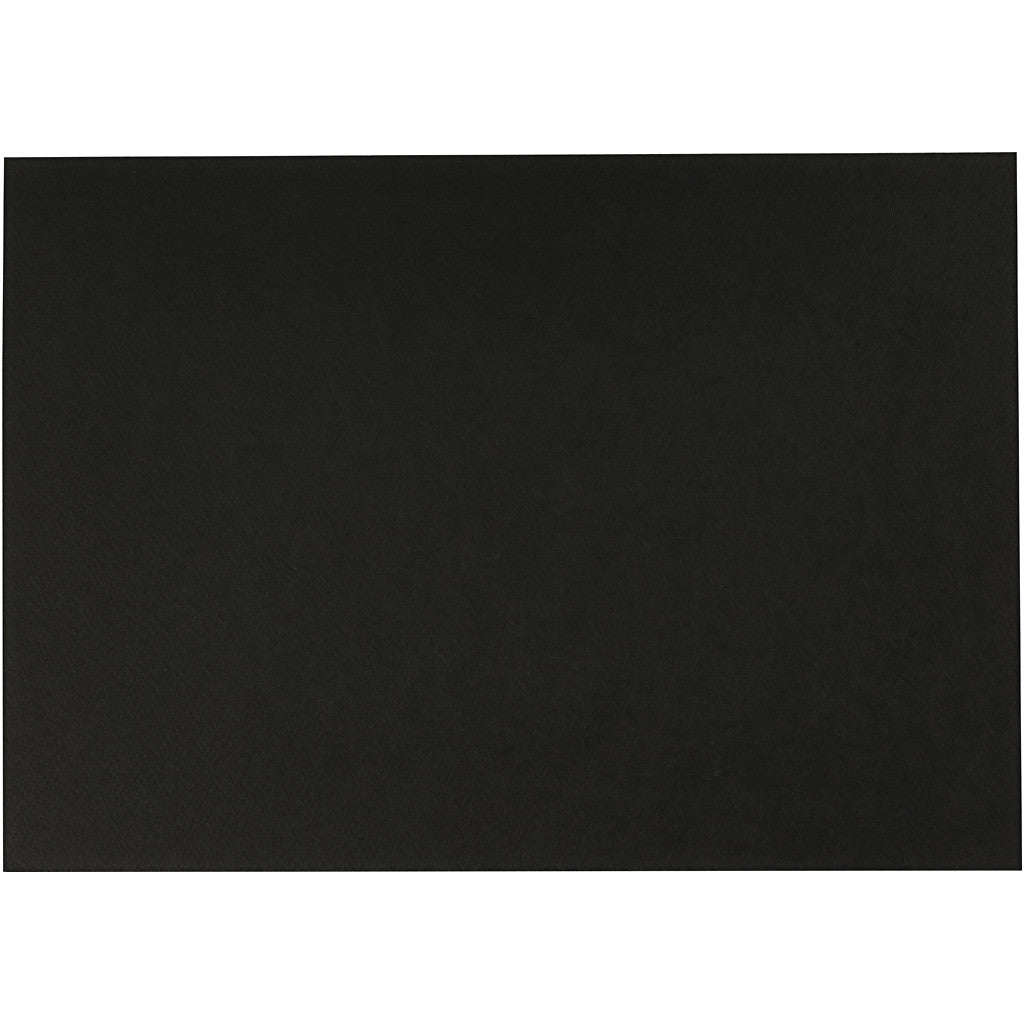 Aquarellpapier, A4, Blatt 210x297 mm, 230 g, Schwarz, 10 Bl./ 1 Pck [HOB-22110]