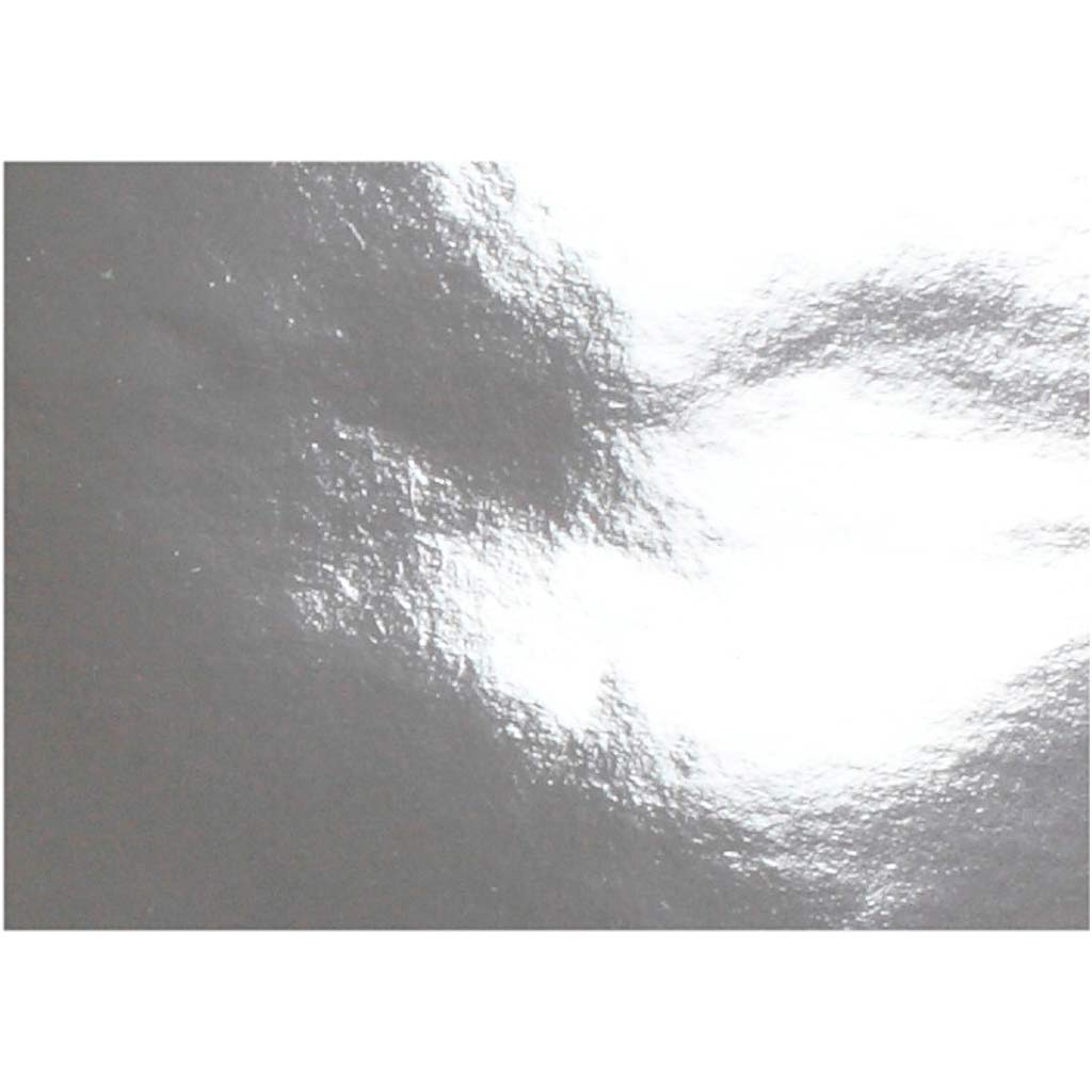 Metallic Paper, A4, sheet 210x297 mm, 120 g, silver, 100 sheet