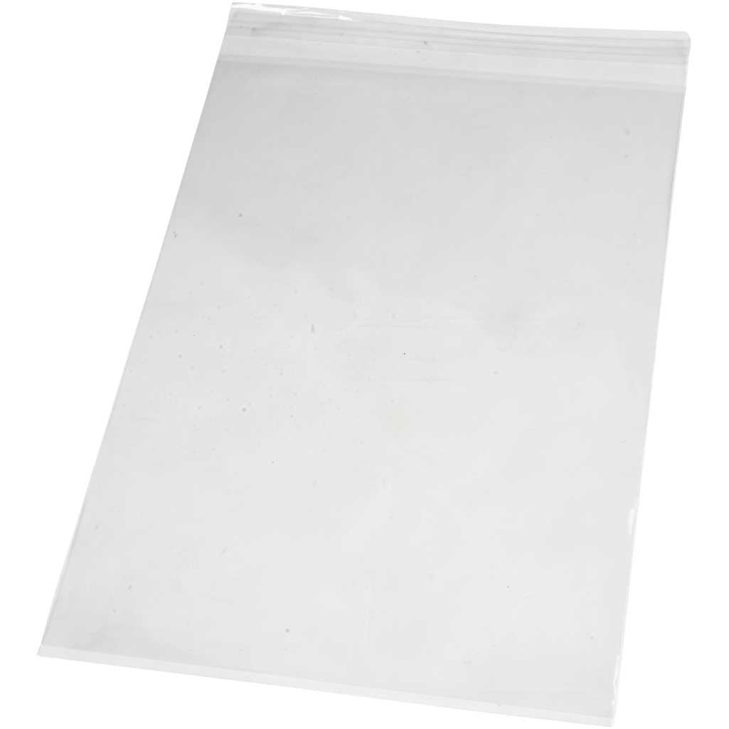 Cellophane Bag, W: 22.5 cm, H: 31.2 cm, 200pcs, 25 micron