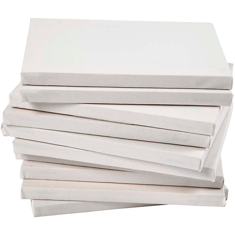 Canvas, D. 1,6 cm, size 18x24 cm, 280 g, white, 40 pc