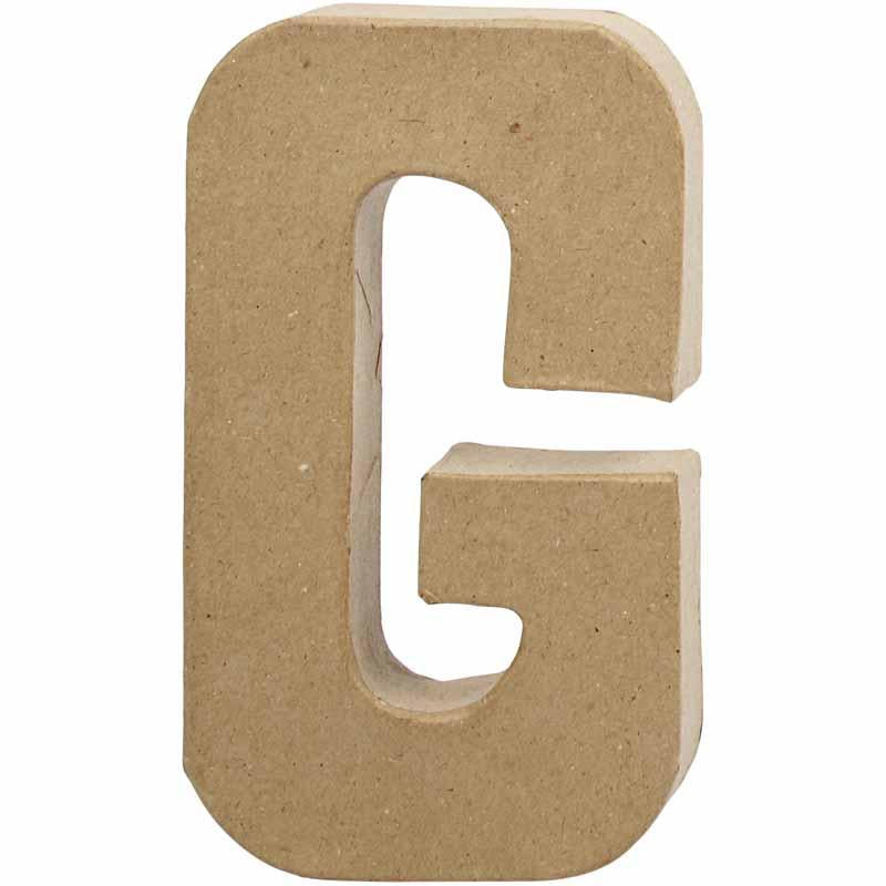 Letter, G, H: 20,5 cm, W: 11,5 cm, thickness 2,5 cm