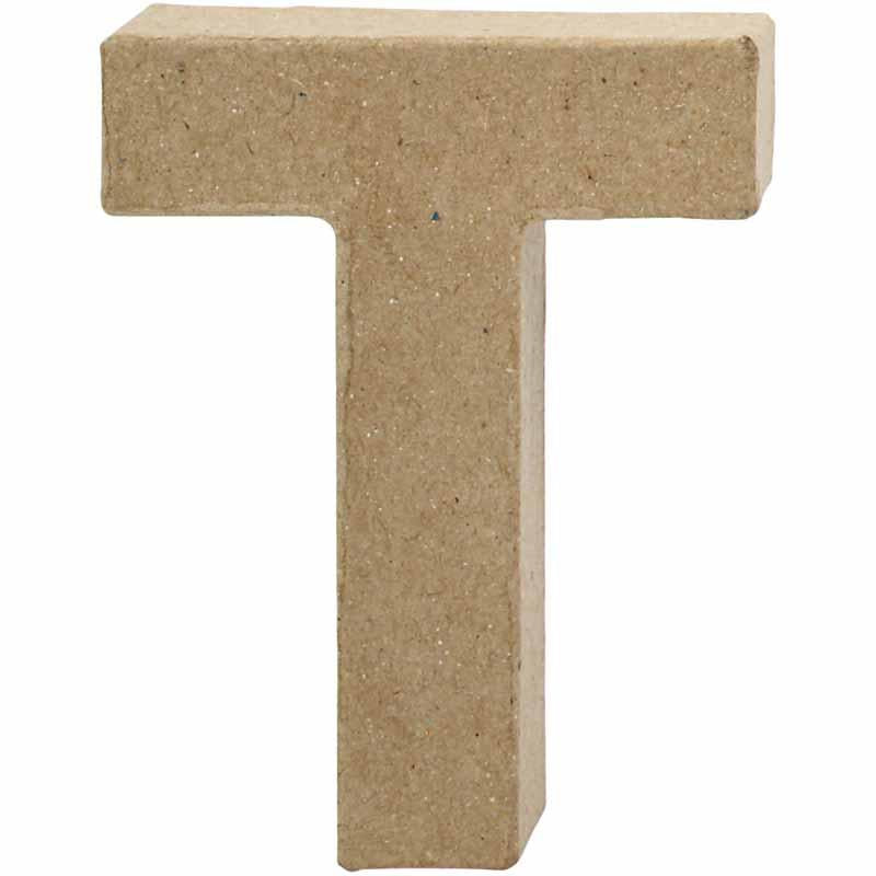 Letter, T, H: 10 cm, W: 7,8 cm, thickness 1,7 cm