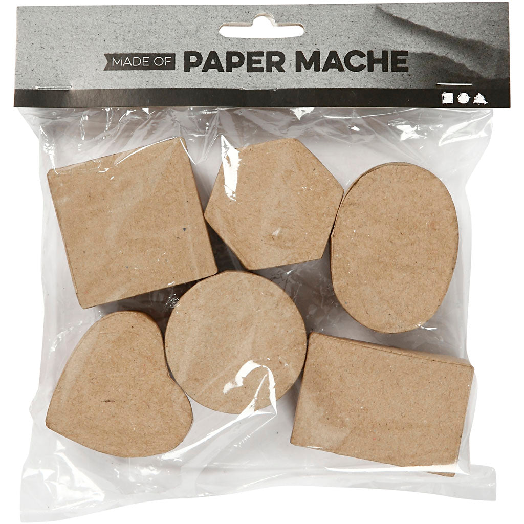 Mini-Schachteln, H 3 cm, D 4-6 cm, 6Stk/ 1 Pck [HOB-268003]