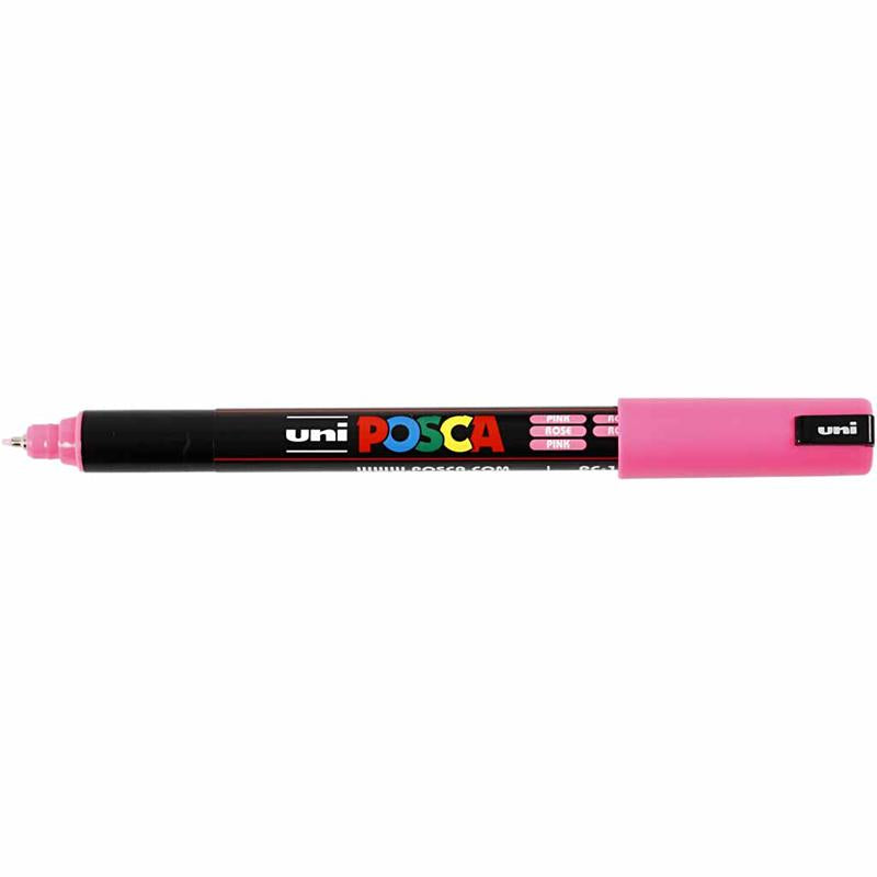 Posca Marker , Nr. PC-1MR, Strichstärke 0,7 mm, extrafein, Pink, 1 Stk [HOB-272056]