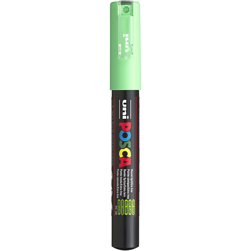 Posca Marker, no. PC-1M, line 0,7 mm, extra-fine, light green