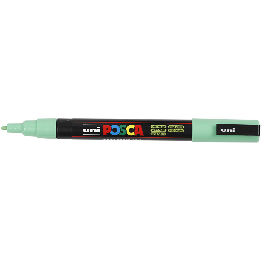 Posca Marker , Nr. PC-3M, Strichstärke 0,9-1,3 mm, fein, Grün, 1 Stk [HOB-274036]