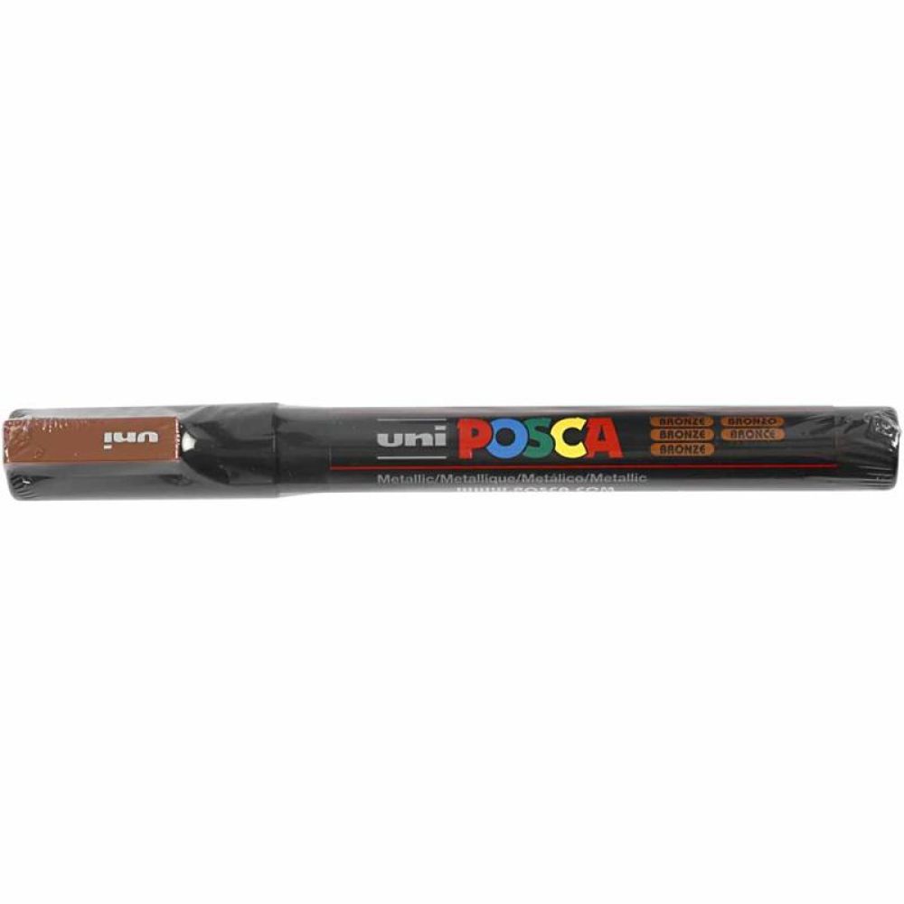 Posca Marker , Nr. PC-3M, Strichstärke 0,9-1,3 mm, fein, Bronze, 1 Stk [HOB-274820]