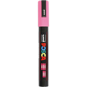 Posca Marker , Nr. PC-5M, Strichstärke 2,5 mm, Medium, Pink, 1 Stk [HOB-276056]