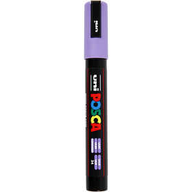 Posca Marker , Nr. PC-5M, Strichstärke 2,5 mm, Medium, Flieder, 1 Stk [HOB-276058]