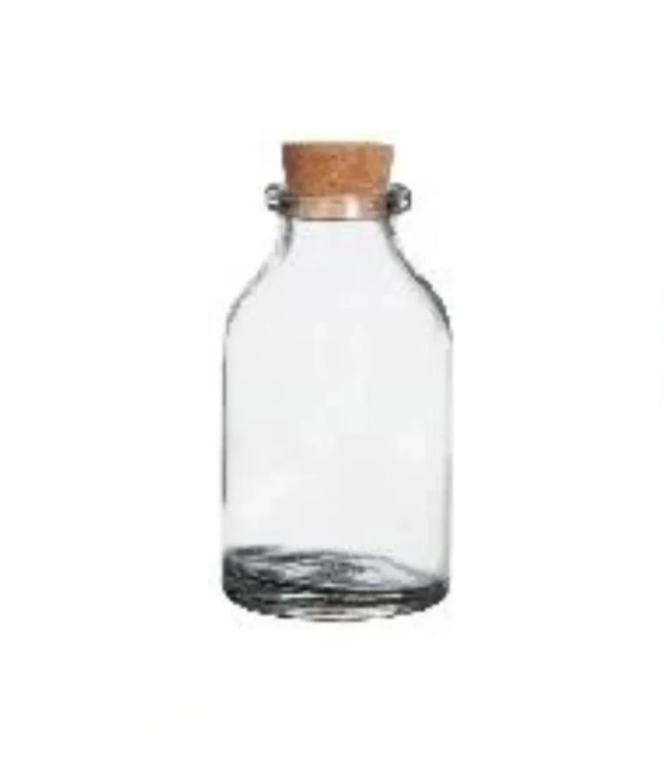 Mini-Flaschen mit Korken Ø3cm | H: 6cm (15 Stück) [IFS-28071]