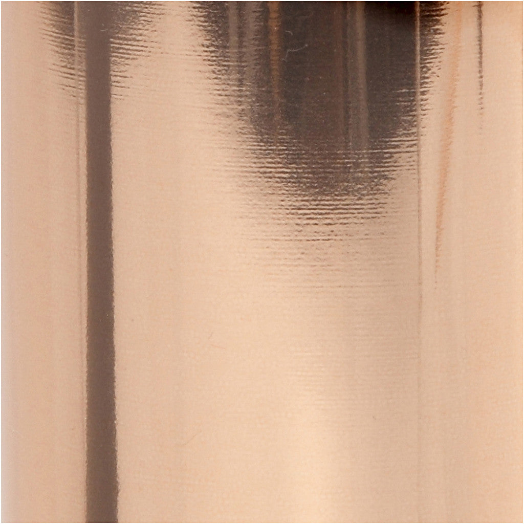 Dekofolie, B 15,5 cm, Dicke 0,02 mm, Rosa gold, 50 cm/ 1 Rolle [HOB-283562]