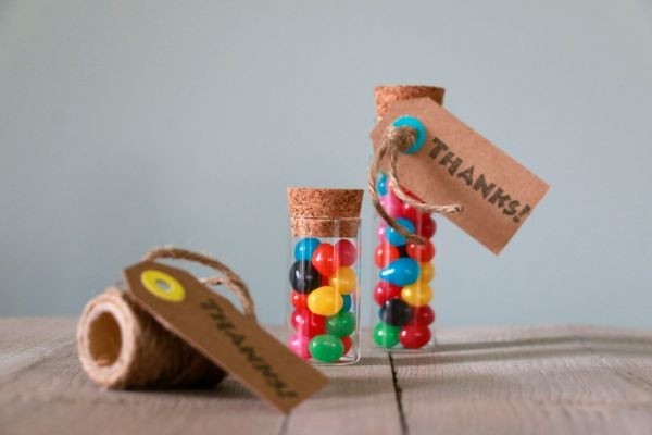 Reagenzgläser mit Korken Ø3cm (12 Stück) [IFS-29141]