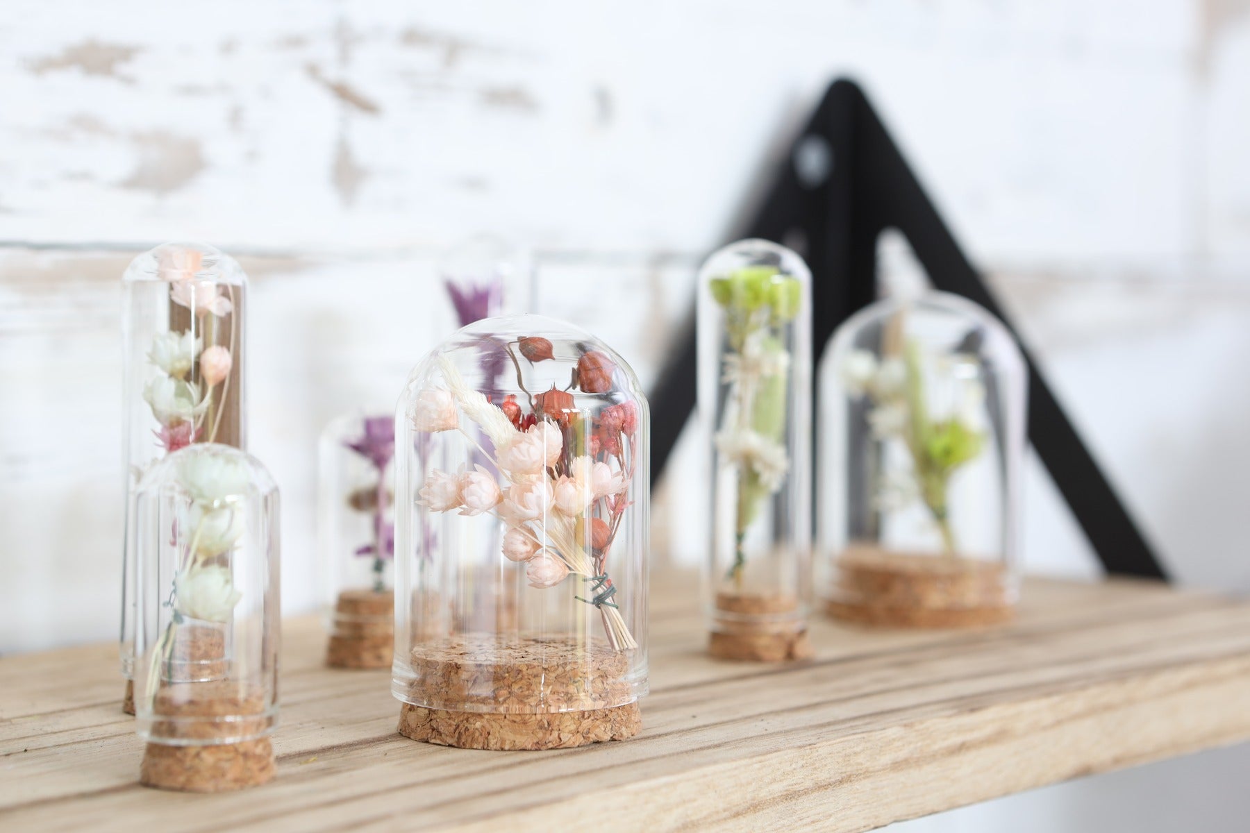 Mini-Stolpersteine aus Glas Ø2cm | H: 7cm | Mit Kork (12 Stück) [IFS-29409]