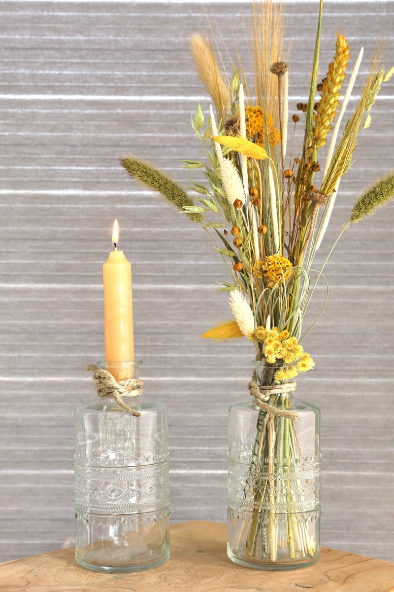 Blumenvasen Porto Ø7.5cm | H: 14.5cm Transparent (12 Stück) [IFS-29740]