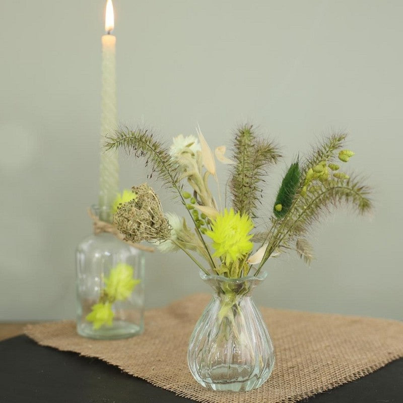 Blumenvase Ø7 h: 9 cm Transparent (12 Stück) [IFS-29800]