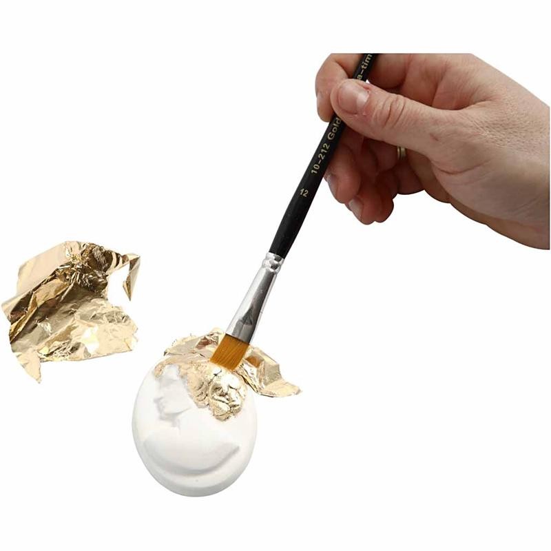 Blattmetall, Blatt 16x16 cm, Gold, 0,625 m2, 25 Bl./ 1 Pck [HOB-20481]