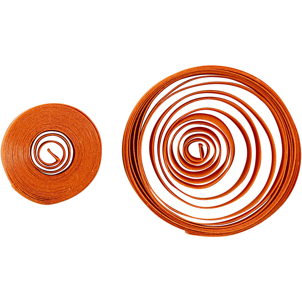 Quilling-Streifen, L 78 cm, B 5 mm, 120 g, Orange, Pink, Rot, Gelb, 100 Stk/ 1 Pck [HOB-20795]