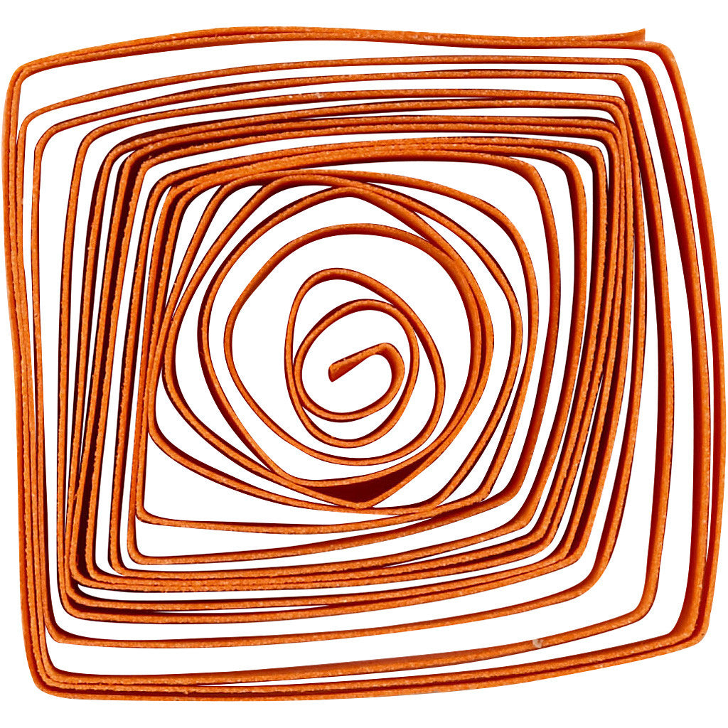 Quilling-Streifen, L 78 cm, B 5 mm, 120 g, Orange, Pink, Rot, Gelb, 100 Stk/ 1 Pck [HOB-20795]