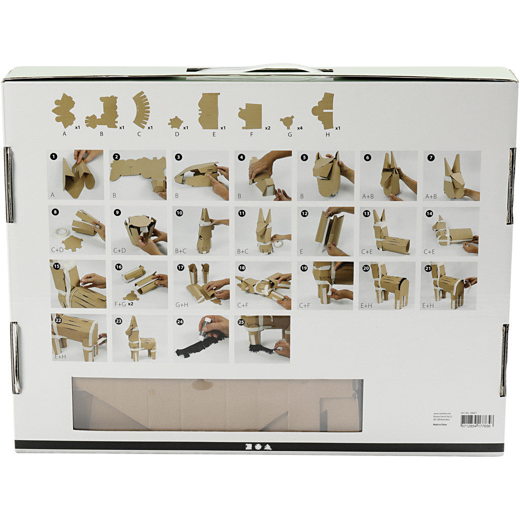 Piñata, Größe 39x13x55 cm, Pastellfarben, 1 Stk [HOB-20827]