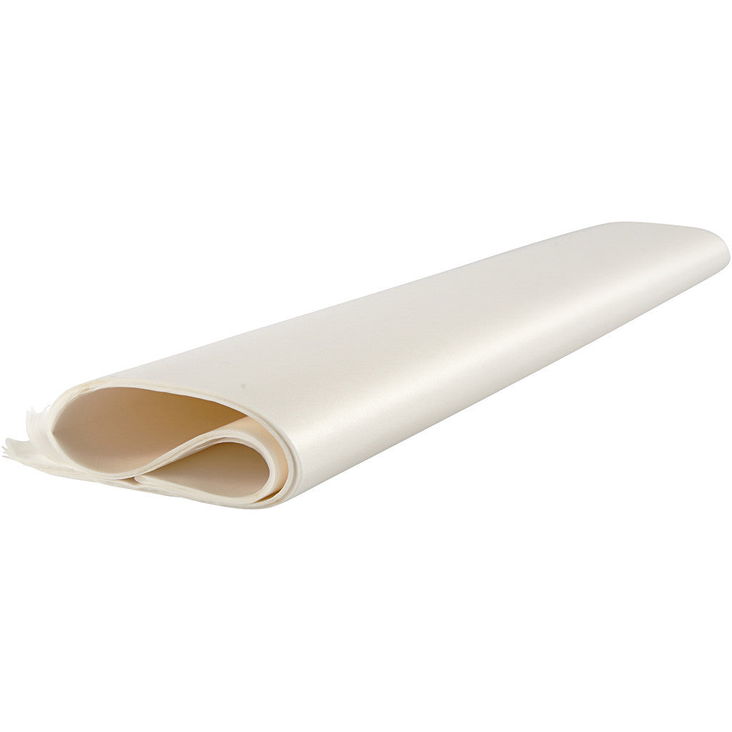 Seidenpapier, Blatt 50x70 cm, 17 g, Weiß, 25 Bl./ 1 Pck [HOB-20860]