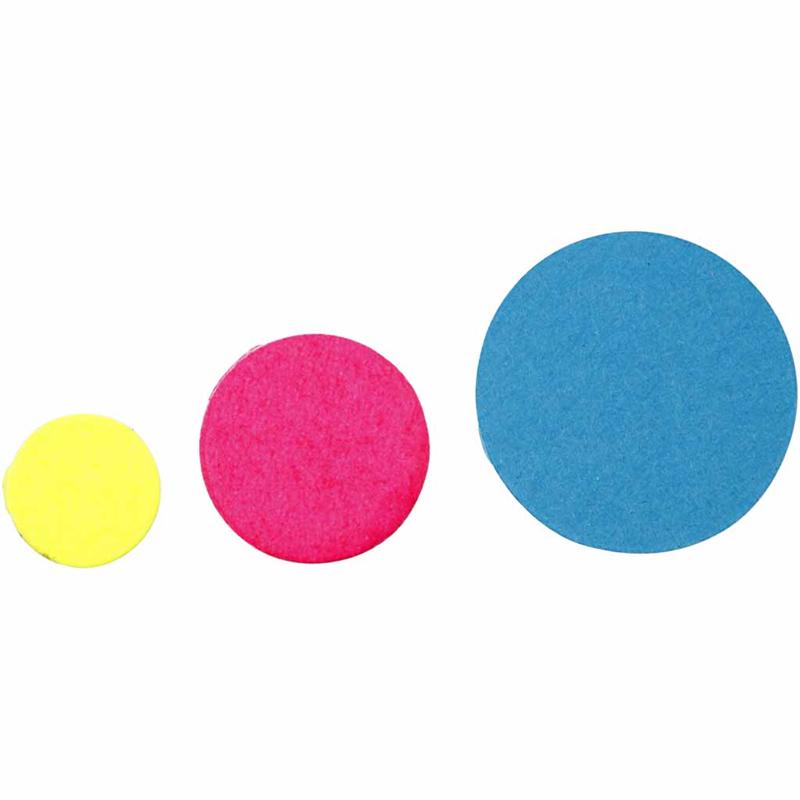 Karton-Mosaik, Rund, D 10+15+20 mm, 180 g/ 1 Pck [HOB-21009]