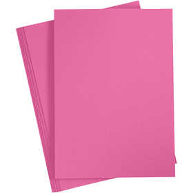 Karton, farbig, A4, Blatt 210x297 mm, 180 g, Pink, 20 Bl./ 1 Pck [HOB-211046]