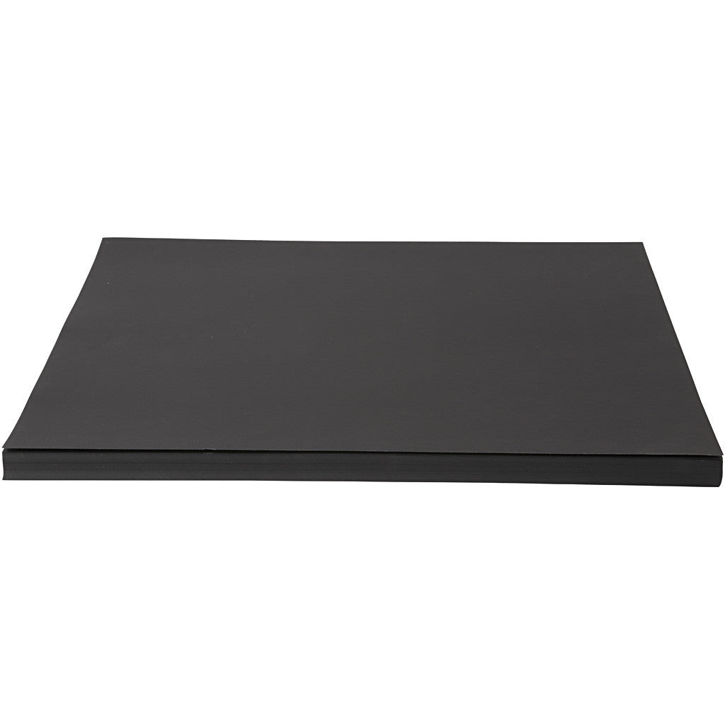 Karton, einfärbig, A2, Blatt 420x594 mm, 200 g, Schwarz, 100 Bl./ 1 Pck [HOB-21653]