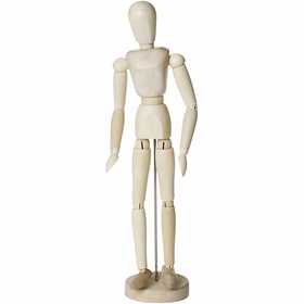 Gliederpuppe, Frau, H 30 cm, 1 Stk [HOB-22162]